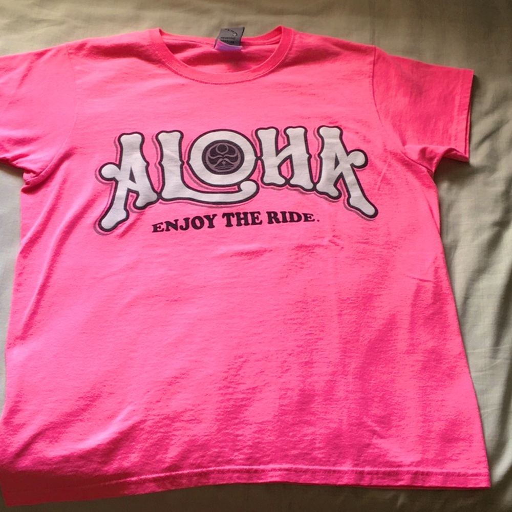Aloha Pink Short Sleeve Tee